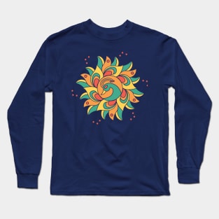 Colorful Peacock Long Sleeve T-Shirt